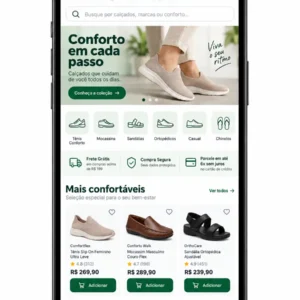 Loja de Calçados Desenvolvimento Web e Criação de Site Profissional