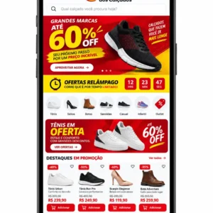 Criação de site para Loja de Calçados Online