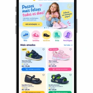 Loja De Calçados Infantis Criação de Site Profissional e Desenvolvimento de Site