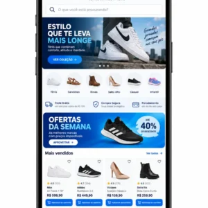 Loja de Calçados Site Profissional Criação de Site e Desenvolvimento Web