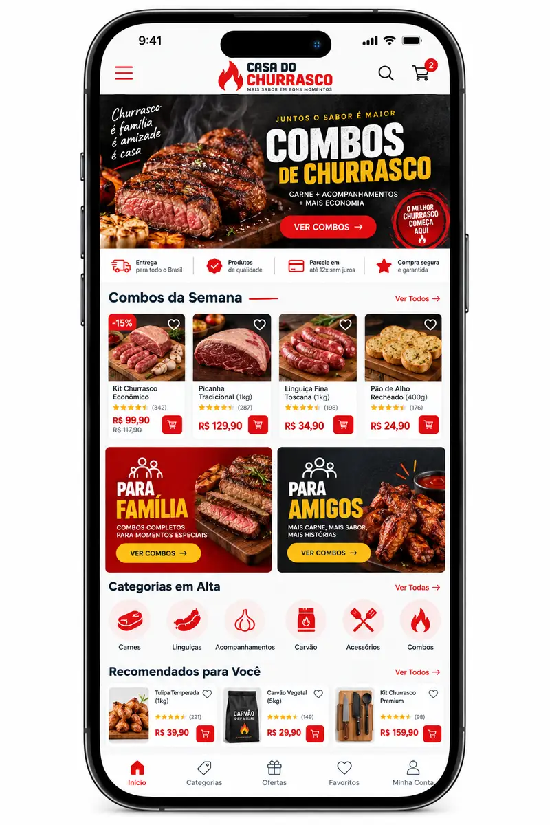 Manutenção de site para loja de cortes nobres