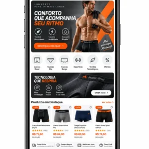 Suporte para site de loja de roupas masculinas