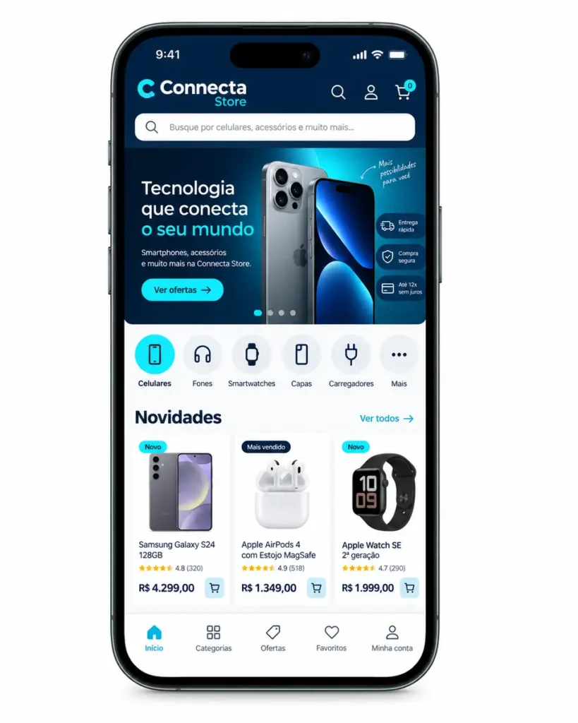 Loja de Eletrônicos Loja Online e Desenvolvimento Web e Criação de Site