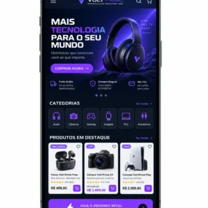 Criação de site para Loja de Eletrônicos e Tecnologia