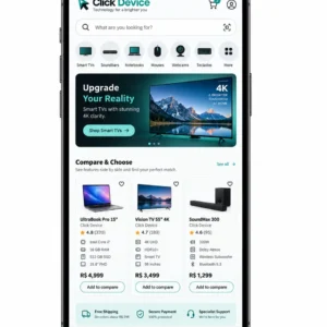 Criação de site para Loja de Eletrônicos e Tecnologia Site