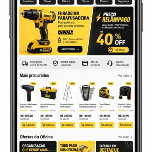 Comprar Site para Loja de Ferramentas: Site Profissional para Vender Produtos