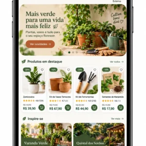 Loja de Jardinagem Criação de Site e Desenvolvimento de Site