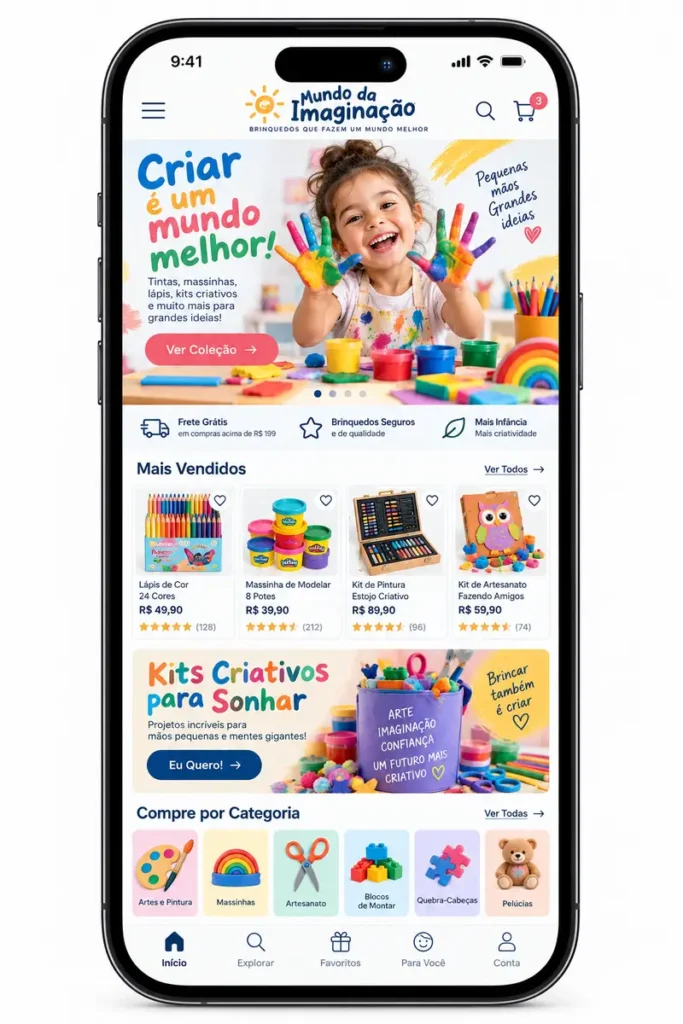 Criação de site para Loja de Jogos e Brinquedos