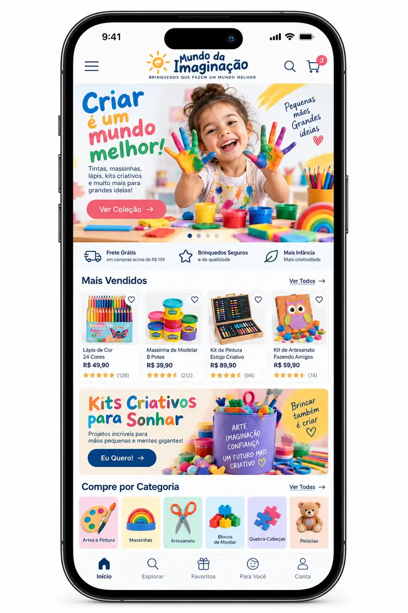 Criação de site para Loja de Jogos e Brinquedos