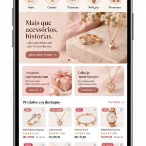 Site sem Pagamento Online para Loja de Joias: Catálogo, Produtos e WhatsApp