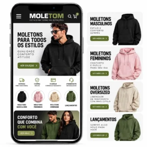 Criação de site para Loja de Moletons