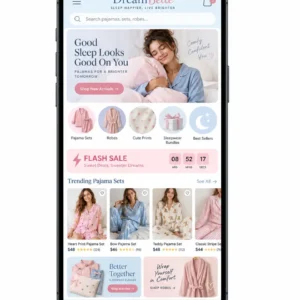Loja De Pijamas Femininos Criação de Site para Empresas e Desenvolvimento Web