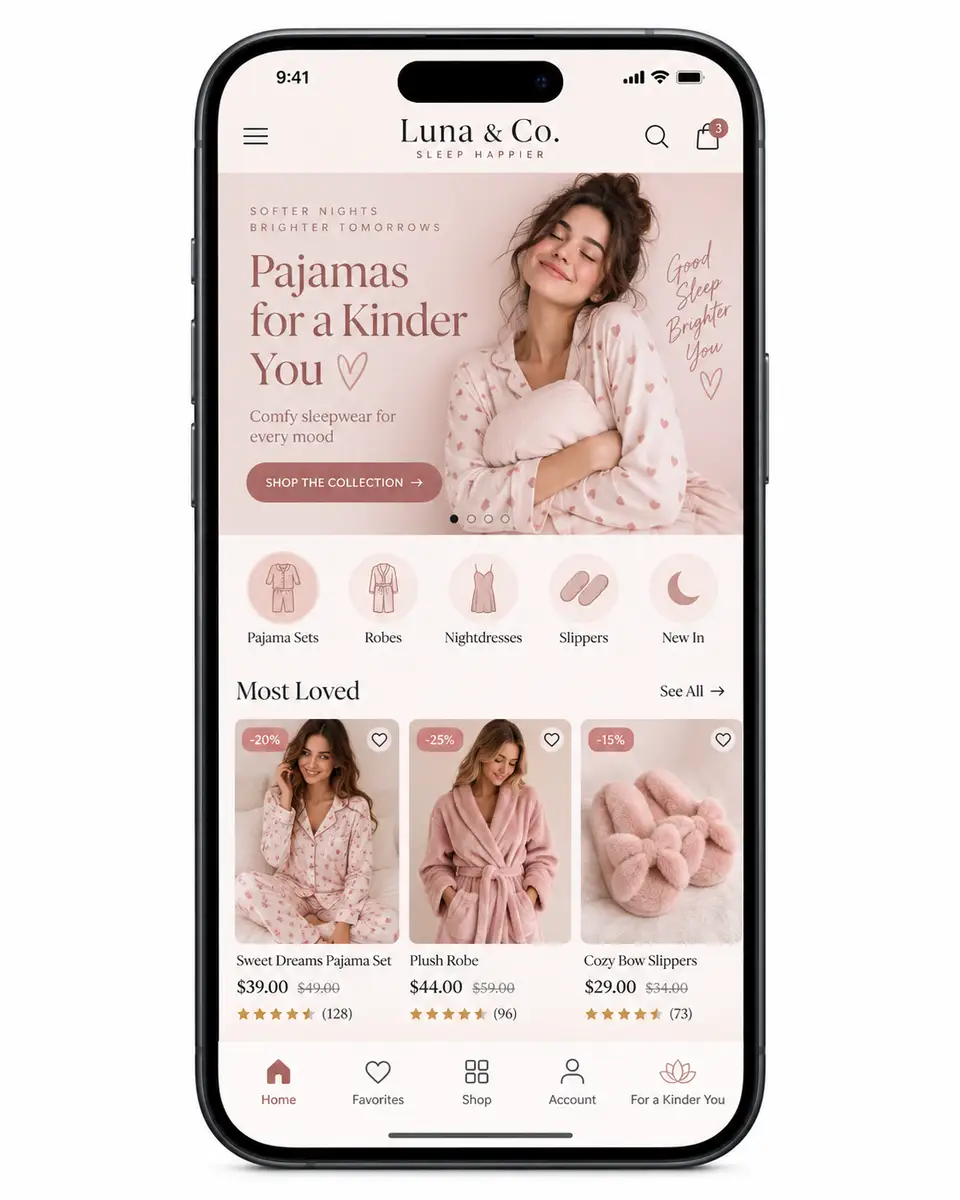 Loja De Pijamas Femininos Criação de Site Profissional e Desenvolvimento de Site