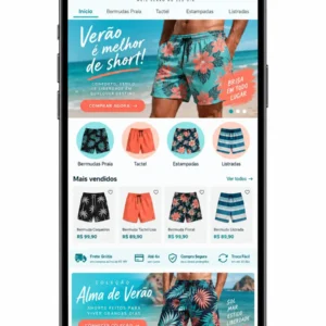 Loja De Shorts Masculinos Criação de Site Profissional e Desenvolvimento de Site