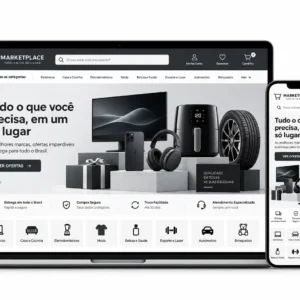 Criação de site para Marketplace Online Profissional