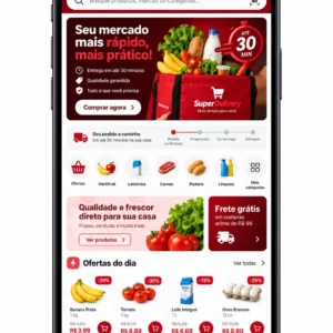 Catálogo de Produtos para Delivery de Comida: Site Profissional Online