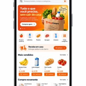 Administração de site para mercado de bairro online