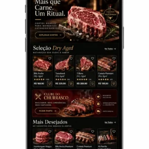 Criação de site para Mercado de Carnes Online