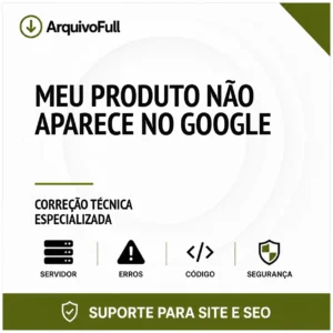 Suporte profissional para meu Produto Não Aparece no Google