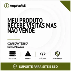 Suporte profissional para meu Produto Recebe Visitas Mas Não Vende