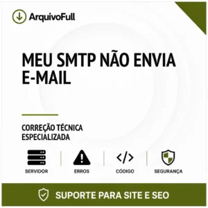 Suporte profissional para meu SMTP Não Envia e-mail