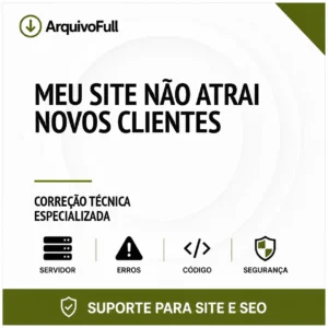 Suporte profissional para meu Site Não Atrai Novos Clientes