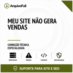 Suporte profissional para meu Site Não Gera Vendas
