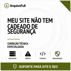 Suporte profissional para meu Site Não Tem Cadeado de Segurança