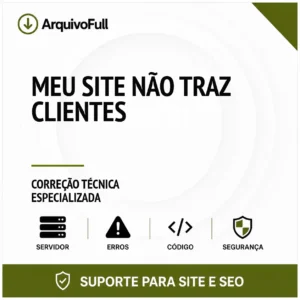 Suporte profissional para meu Site Não Traz Clientes