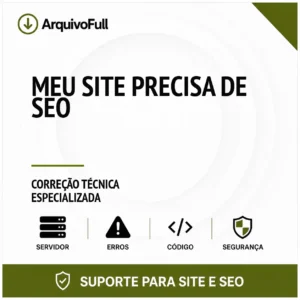 Suporte profissional para meu Site Precisa de SEO