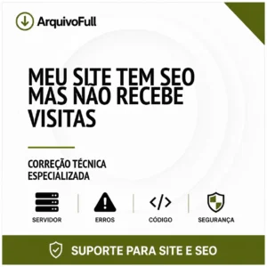 Suporte profissional para meu Site Tem SEO Mas Não Recebe Visitas