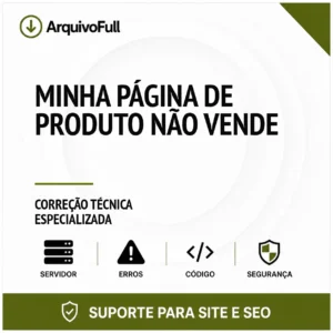 Suporte profissional para minha Página de Produto Não Vende