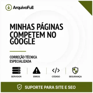 Suporte profissional para minhas Páginas Competem no Google