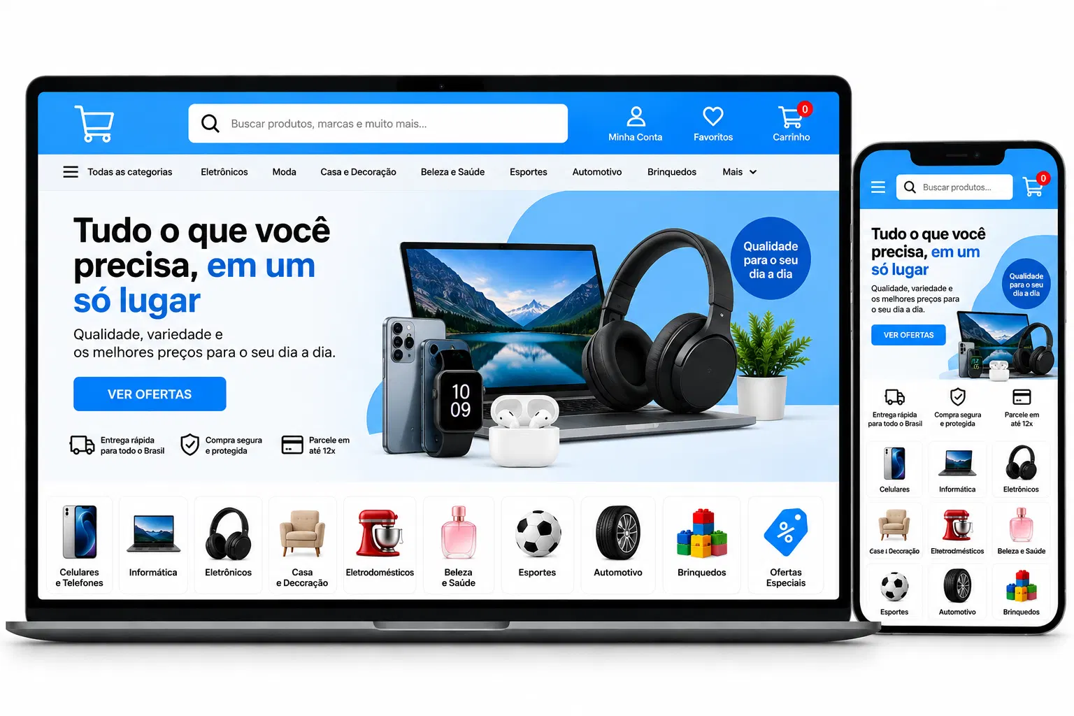 Site com Produtos e Pedidos para Sorveteria: Venda e Atendimento Online