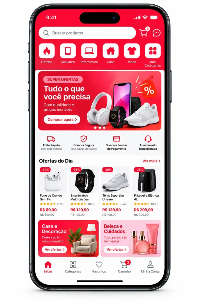 Criação de site para Vitrine para Empresa