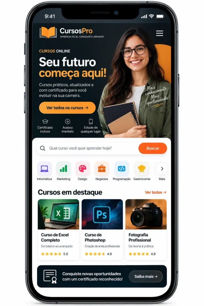 Criação de site para Fazer para Empresa