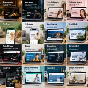 Criação de site para Vitrine Premium