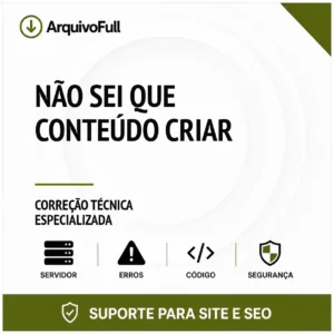 Suporte profissional para não Sei Que Conteúdo Criar