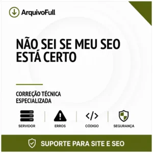 Suporte profissional para não Sei Se Meu SEO Está Certo
