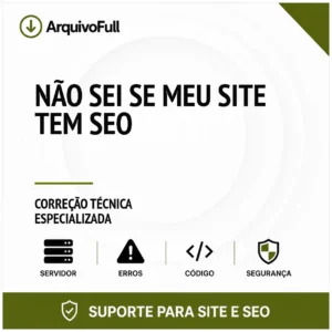 Suporte profissional para não Sei Se Meu Site Tem SEO