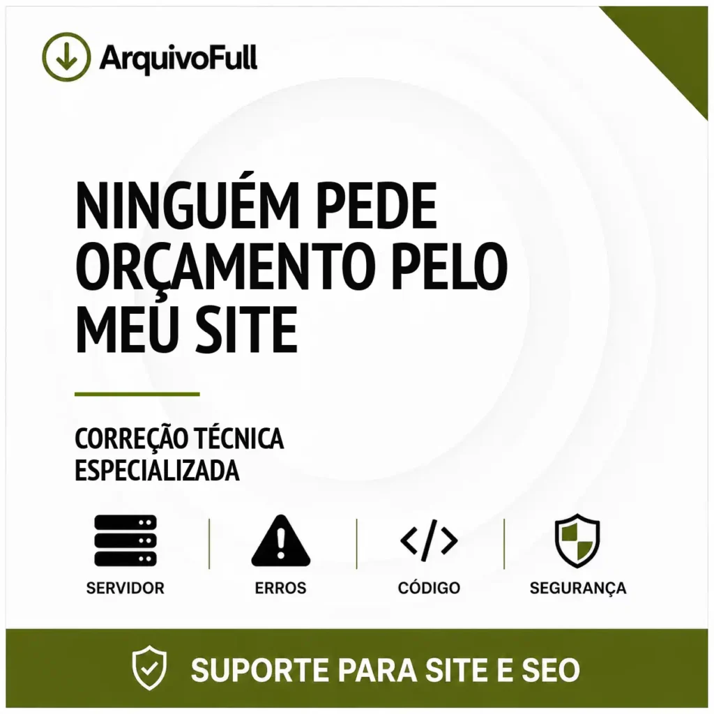 Suporte profissional para ninguém Pede Orçamento pelo Meu Site