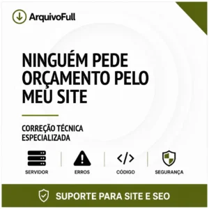 Suporte profissional para ninguém Pede Orçamento pelo Meu Site