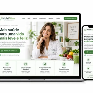 Nutricionista Desenvolvimento de Site e Criação de Site