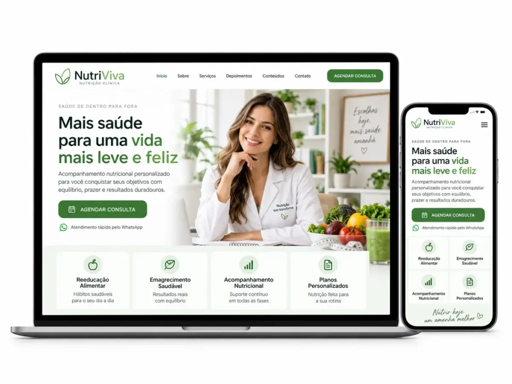 Criação de Site para Clínica