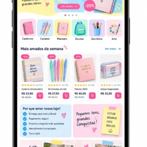 Comprar Site para Papelaria: Site Profissional para Vender Produtos