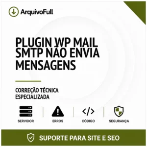 Suporte profissional para plugin WP Mail SMTP Não Envia Mensagens