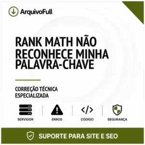 Suporte profissional para rank Math Não Reconhece Minha Palavra-Chave