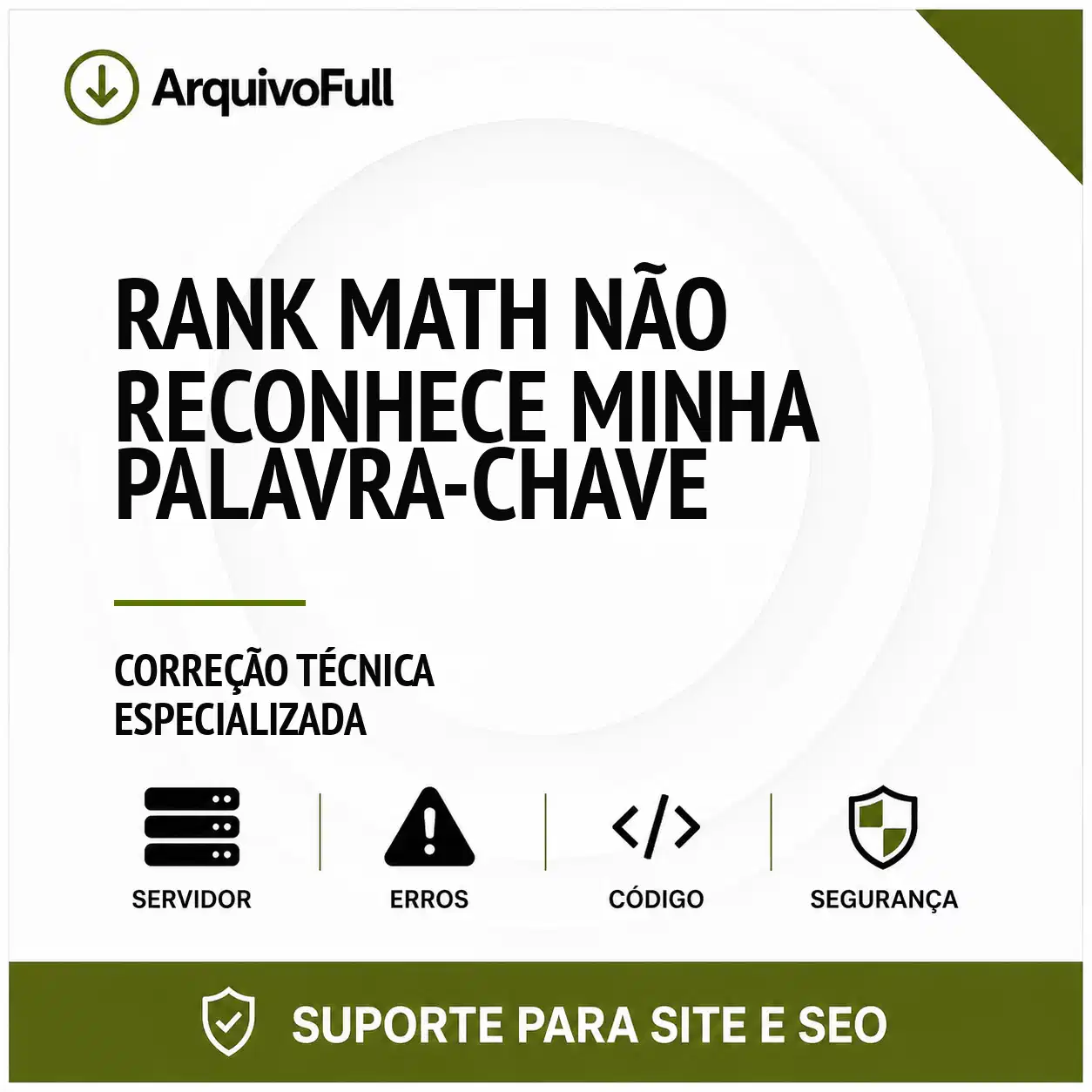Suporte profissional para rank Math Não Reconhece Minha Palavra-Chave