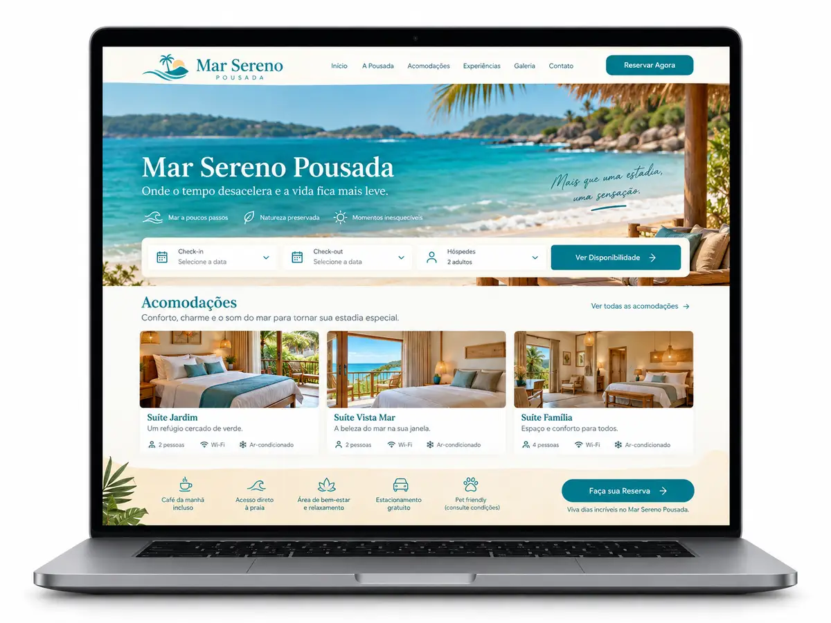 Pousada Desenvolvimento de Site e Criação de Site