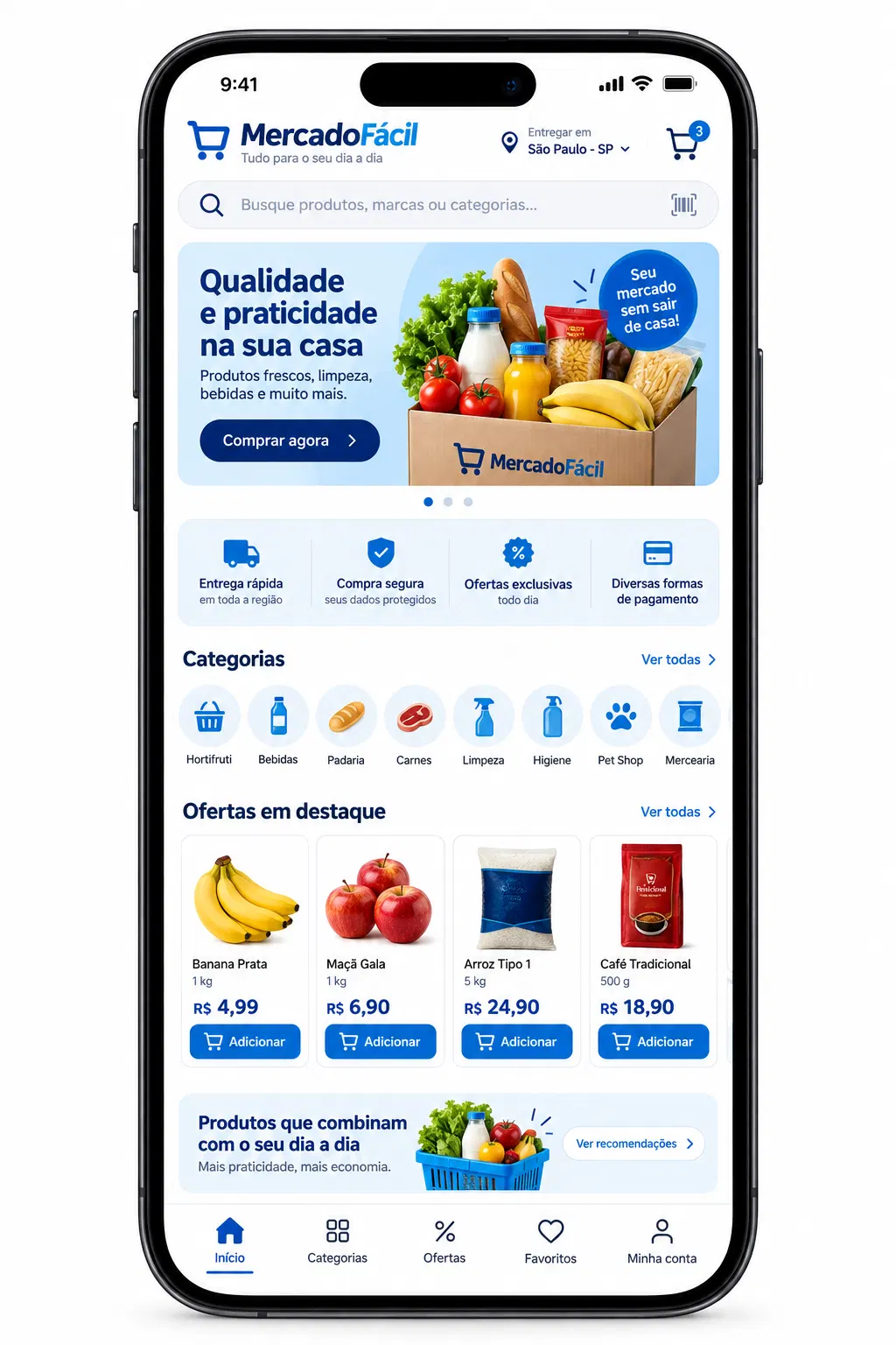 Supermercado Online Criação de Site para Empresas e Desenvolvimento Web